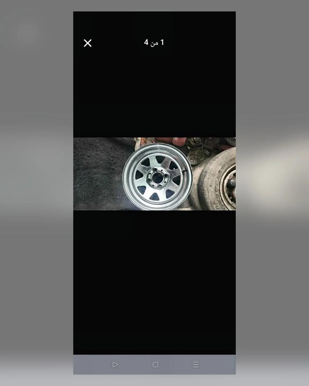 طقم جنوط سبور نيكل برازيلي 13 بوصة 4×100 — استيراد