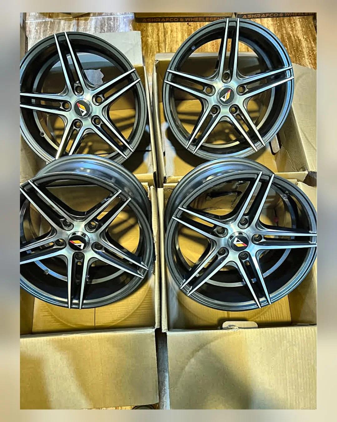 طقم جنوط Vossen 15 بوصة 5×114 7J — جديد بالكرتونة
