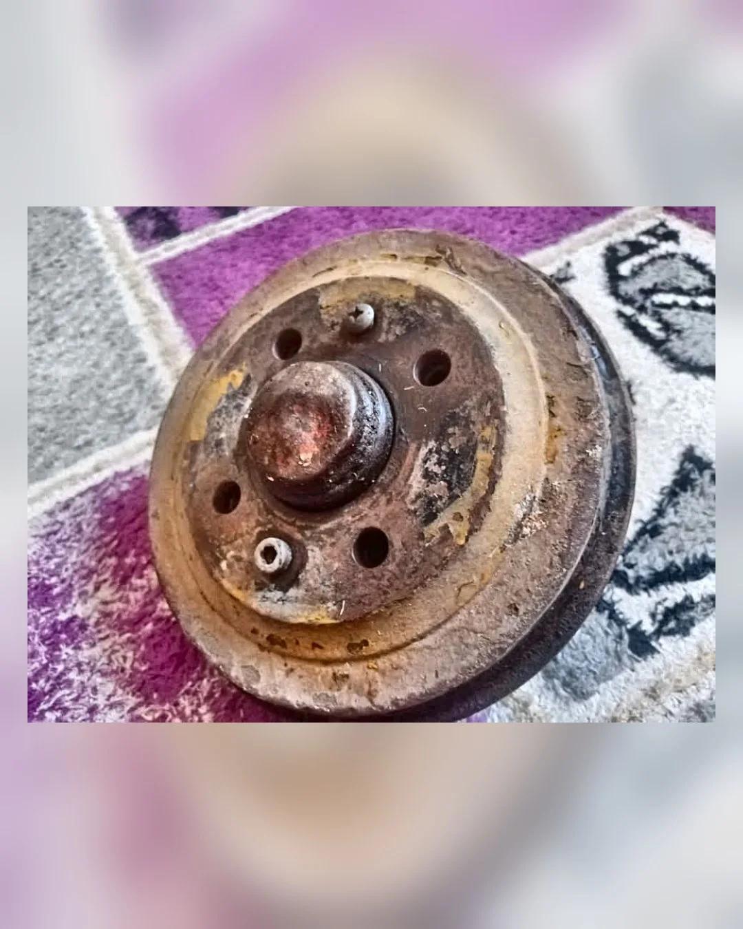 طنبورة فرامل خلفي كاملة بالسرة والشمعدان دايو لانوس — استيراد