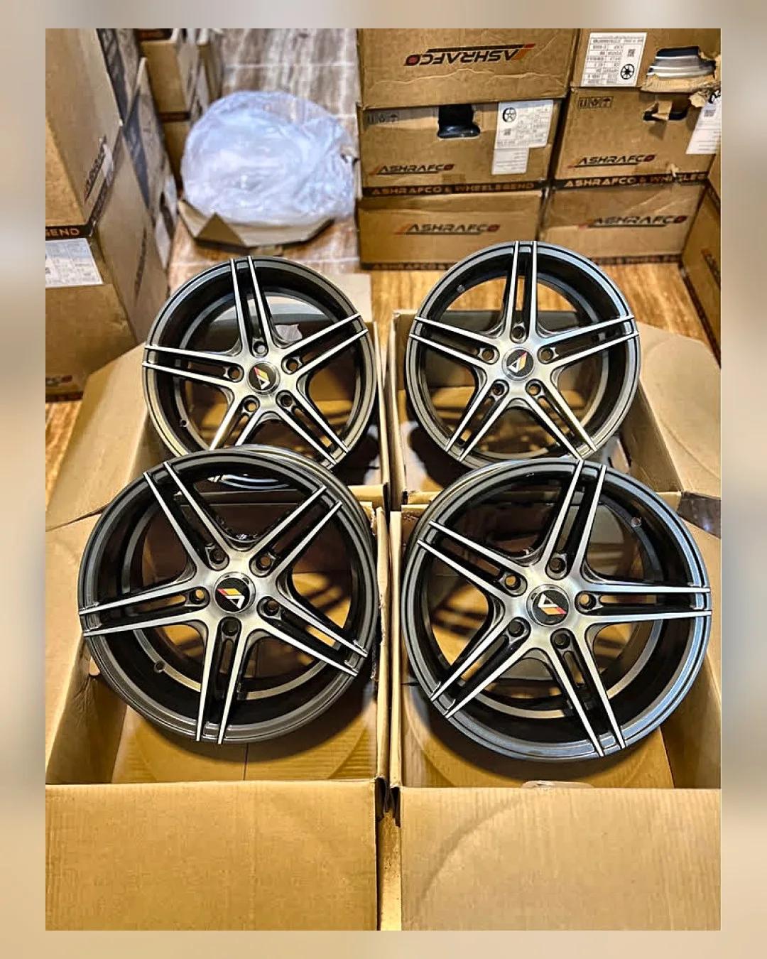 طقم جنوط Vossen 15 بوصة 5×114 7J — جديد بالكرتونة