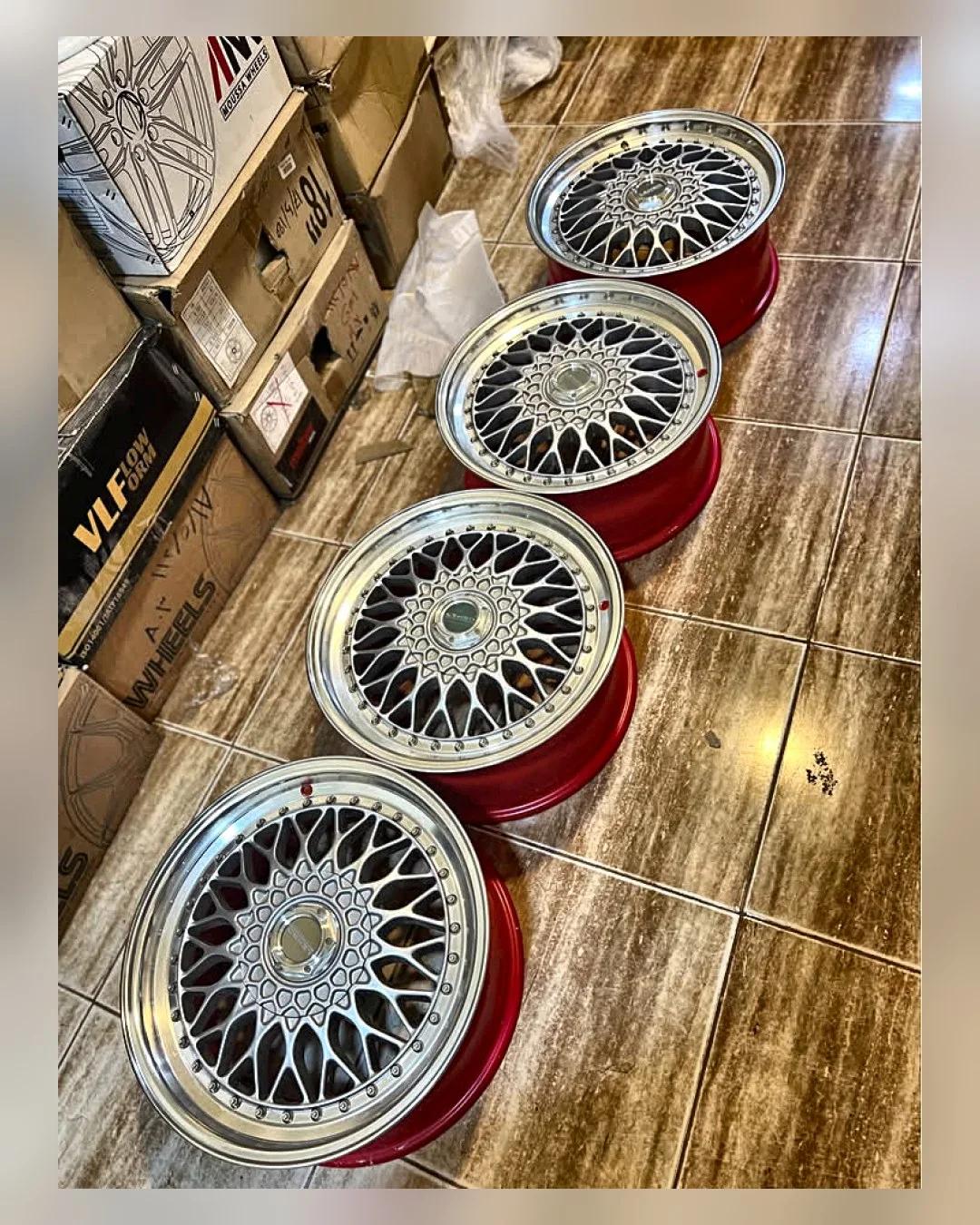 طقم جنوط BBS 17 بوصة 4×100/114 7.5J — جديد