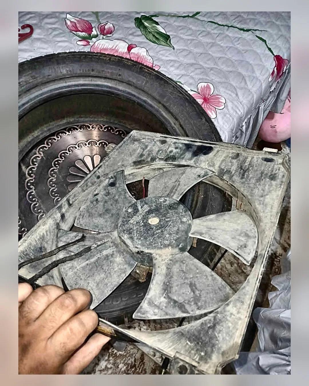 مروحة ردياتير كبيرة دايو لانوس — استيراد
