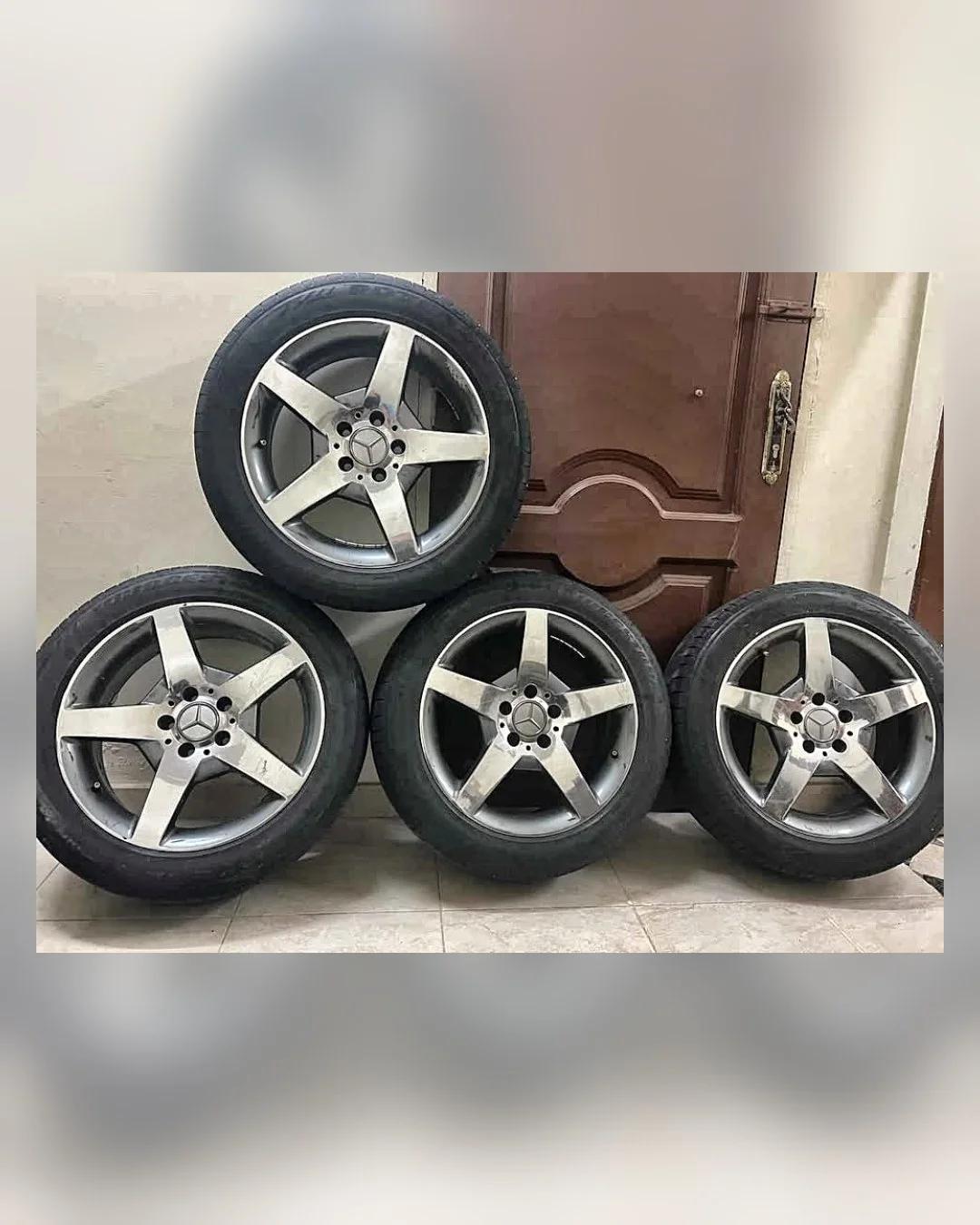 طقم جنوط مرسيدس بكاوتش رن فلات — استيراد