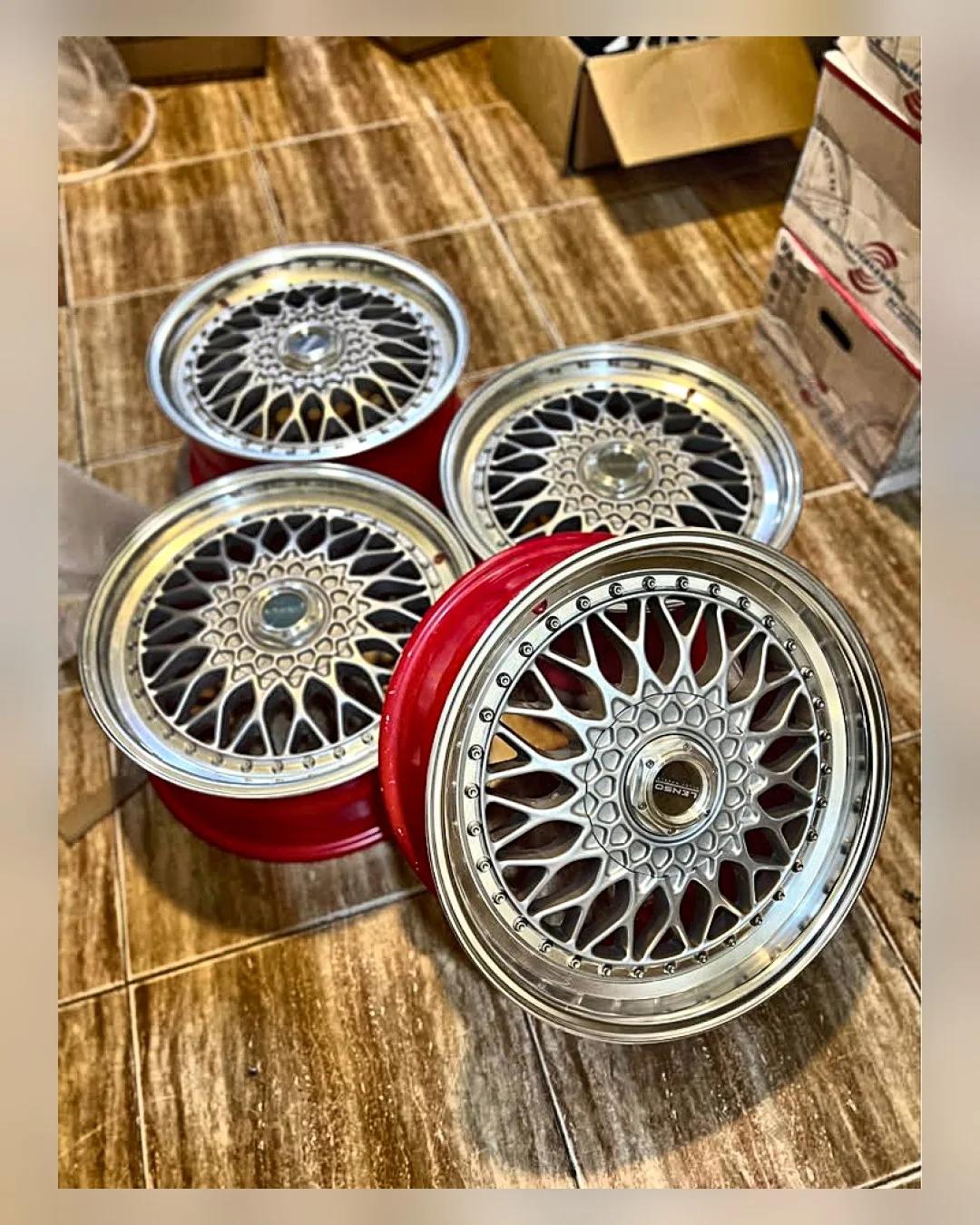 طقم جنوط BBS 17 بوصة 4×100/114 7.5J — جديد