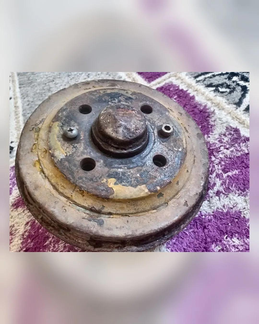 طنبورة فرامل خلفي كاملة بالسرة والشمعدان دايو لانوس — استيراد