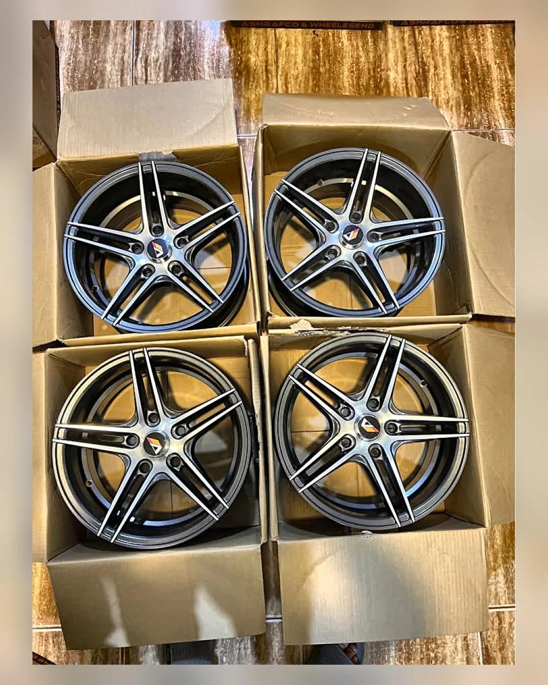 طقم جنوط Vossen 15 بوصة 5×114 7J — جديد بالكرتونة