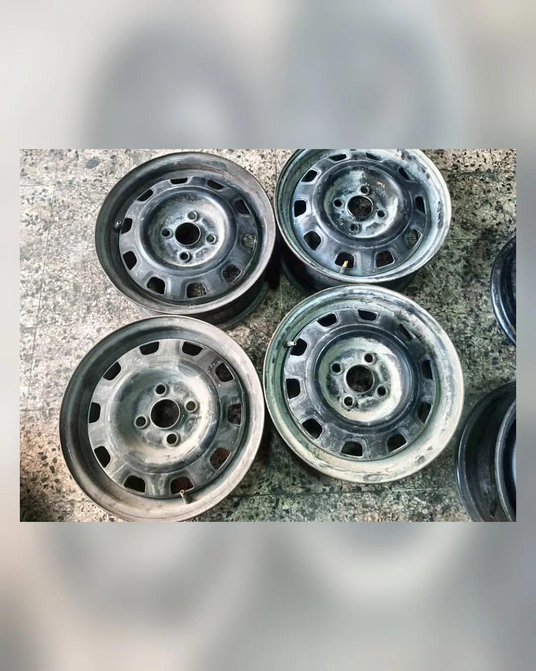 طقم جنوط حديد 14 بوصة 4×100 — استيراد
