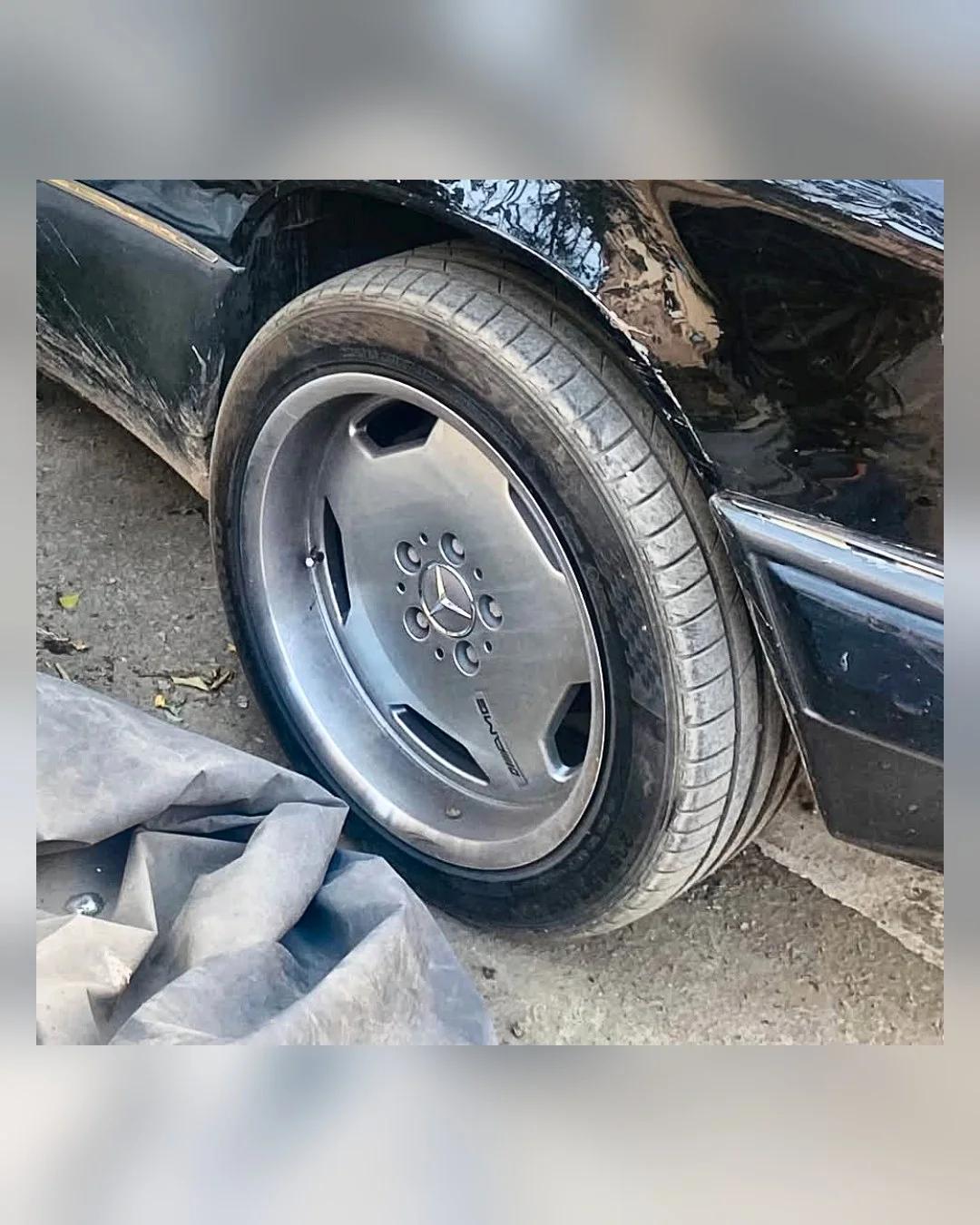 طقم جنوط AMG أصلي بالكاوتش مرسيدس — استيراد