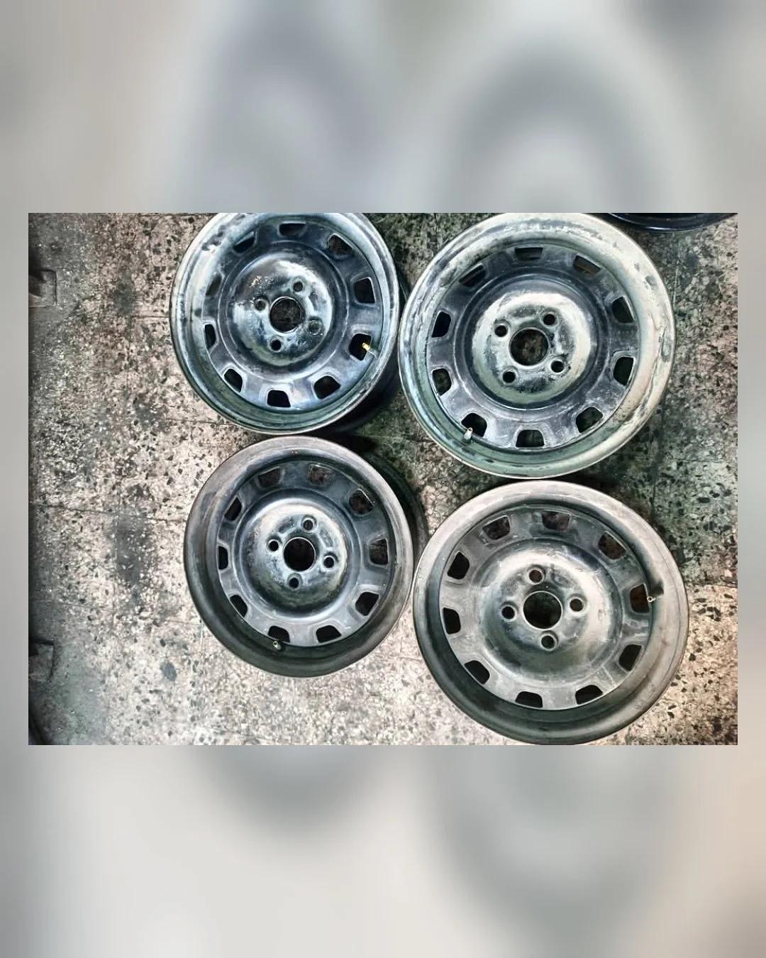 طقم جنوط حديد 14 بوصة 4×100 — استيراد