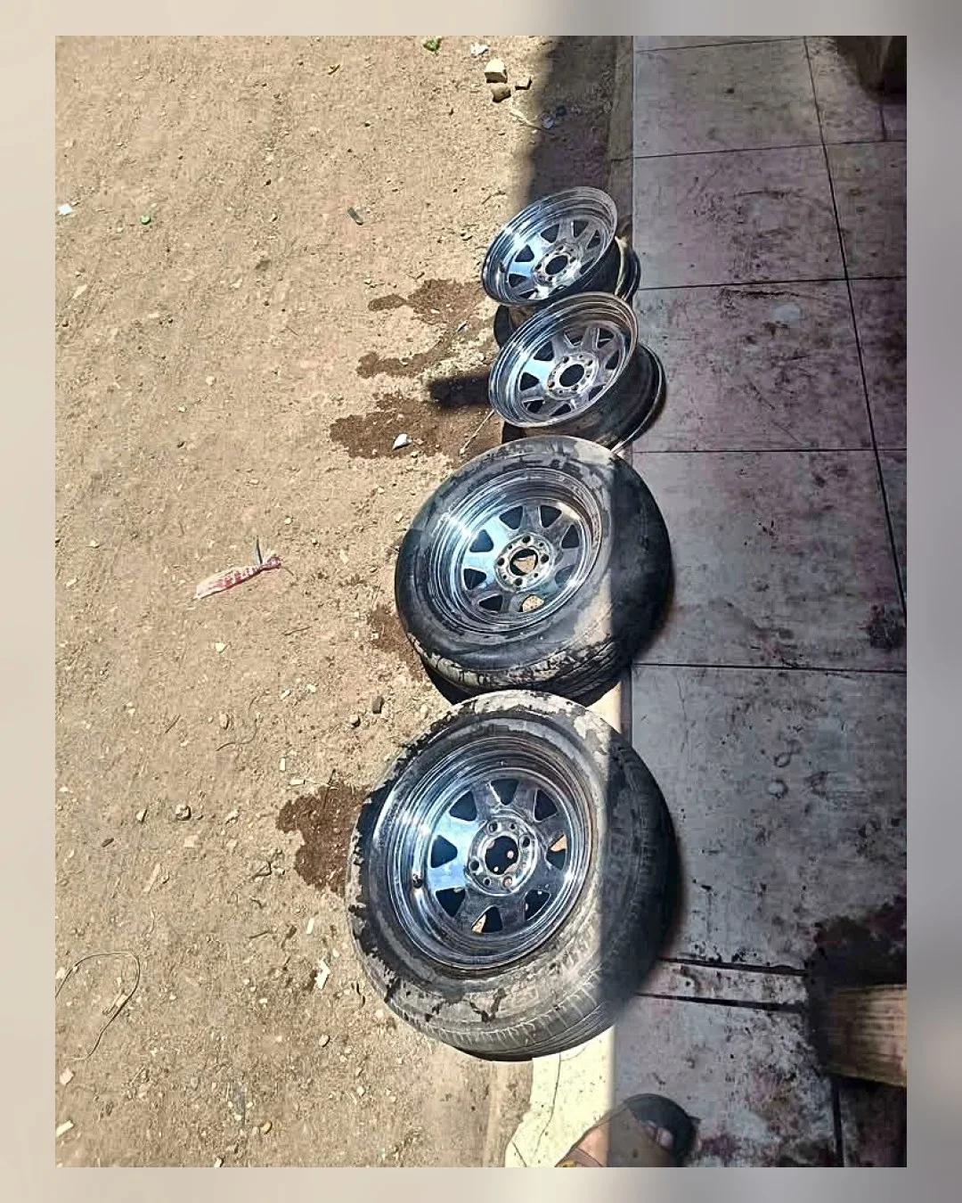 طقم جنوط سبور نيكل برازيلي 13 بوصة 4×100 — استيراد