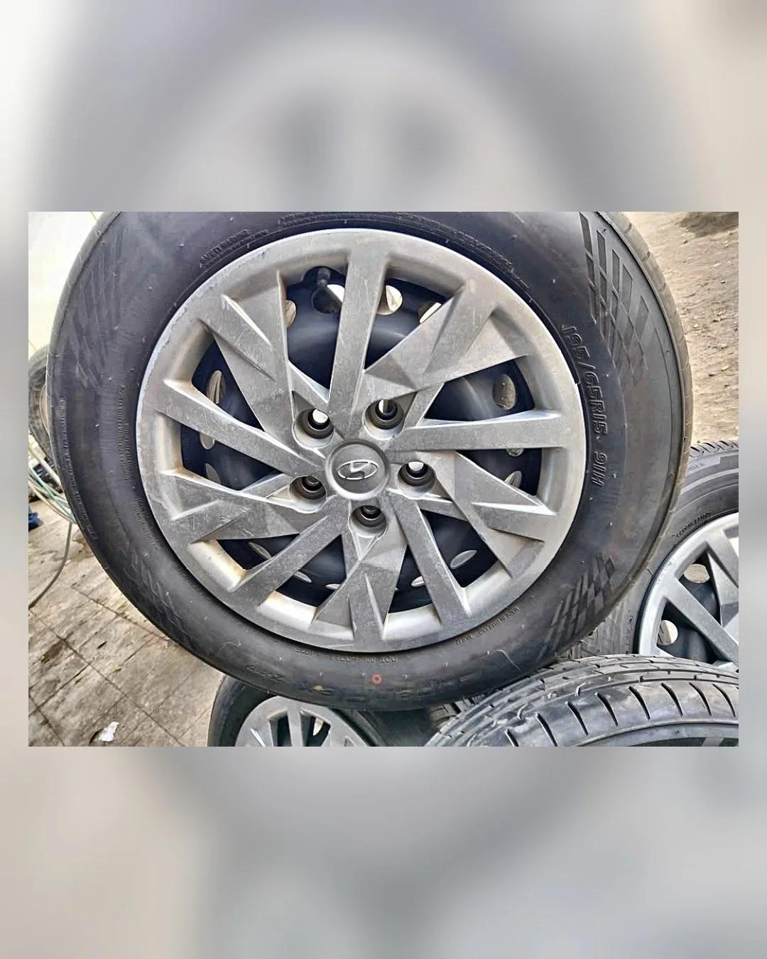 طقم جنوط بالكاوتش والطاسات هيونداي إلنترا CN7 — استيراد