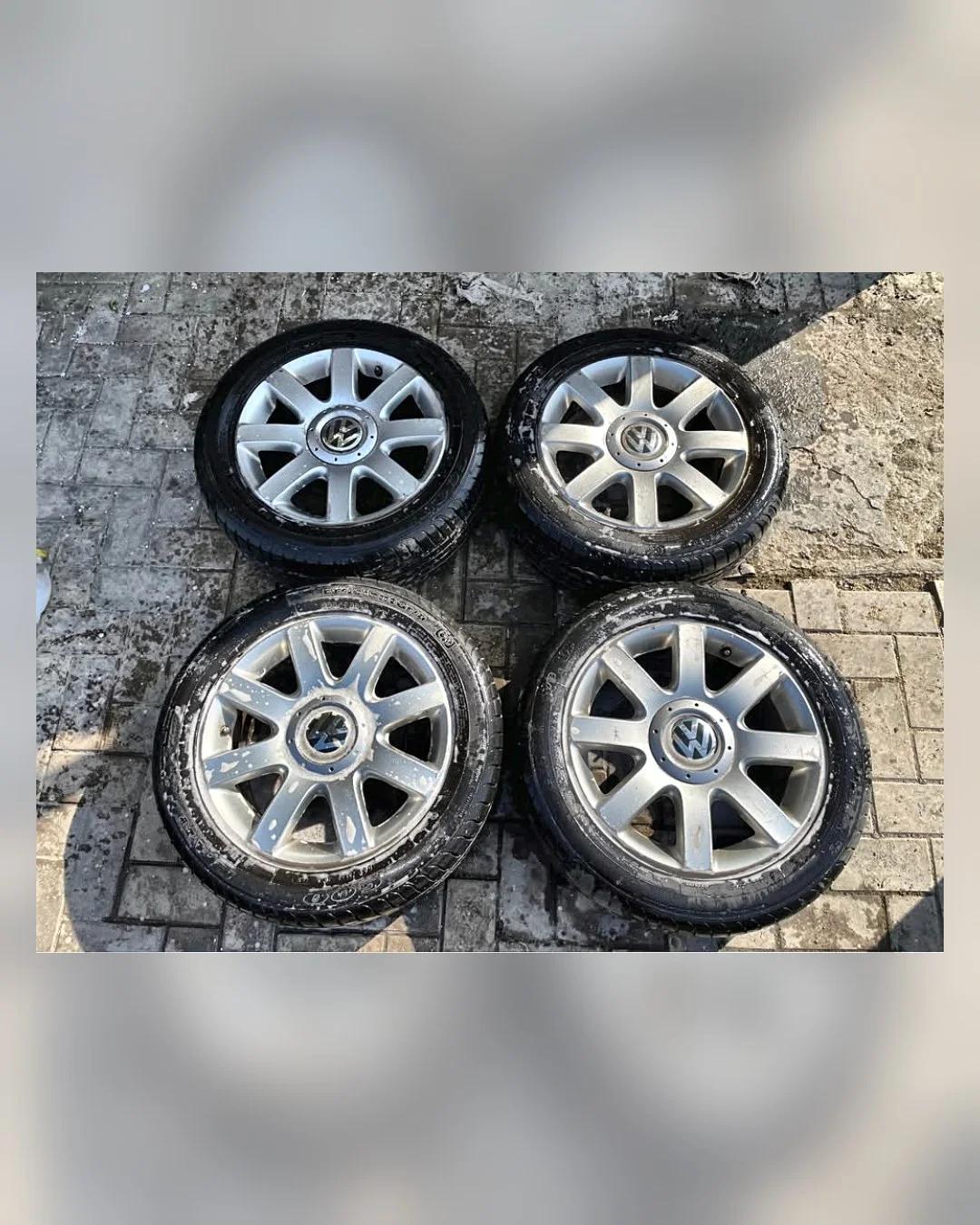 طقم جنوط 16 بوصة بالكاوتش فولكس فاجن جيتا / جولف / باسات — استيراد