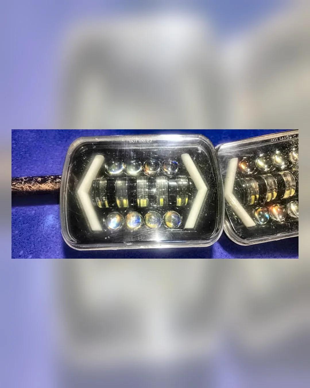 كشاف ليد مربع 7×5 بوصة (جيب شيروكي XJ وغيرها) — جديد