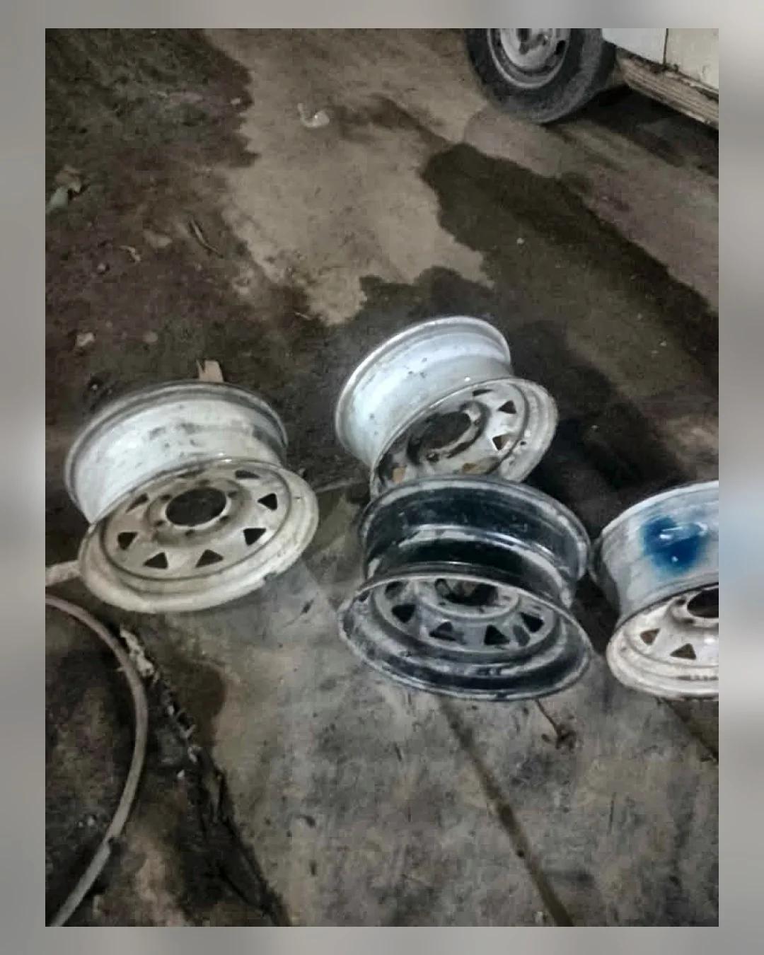 طقم جنوط حديد 15 بوصة دبابة — استيراد